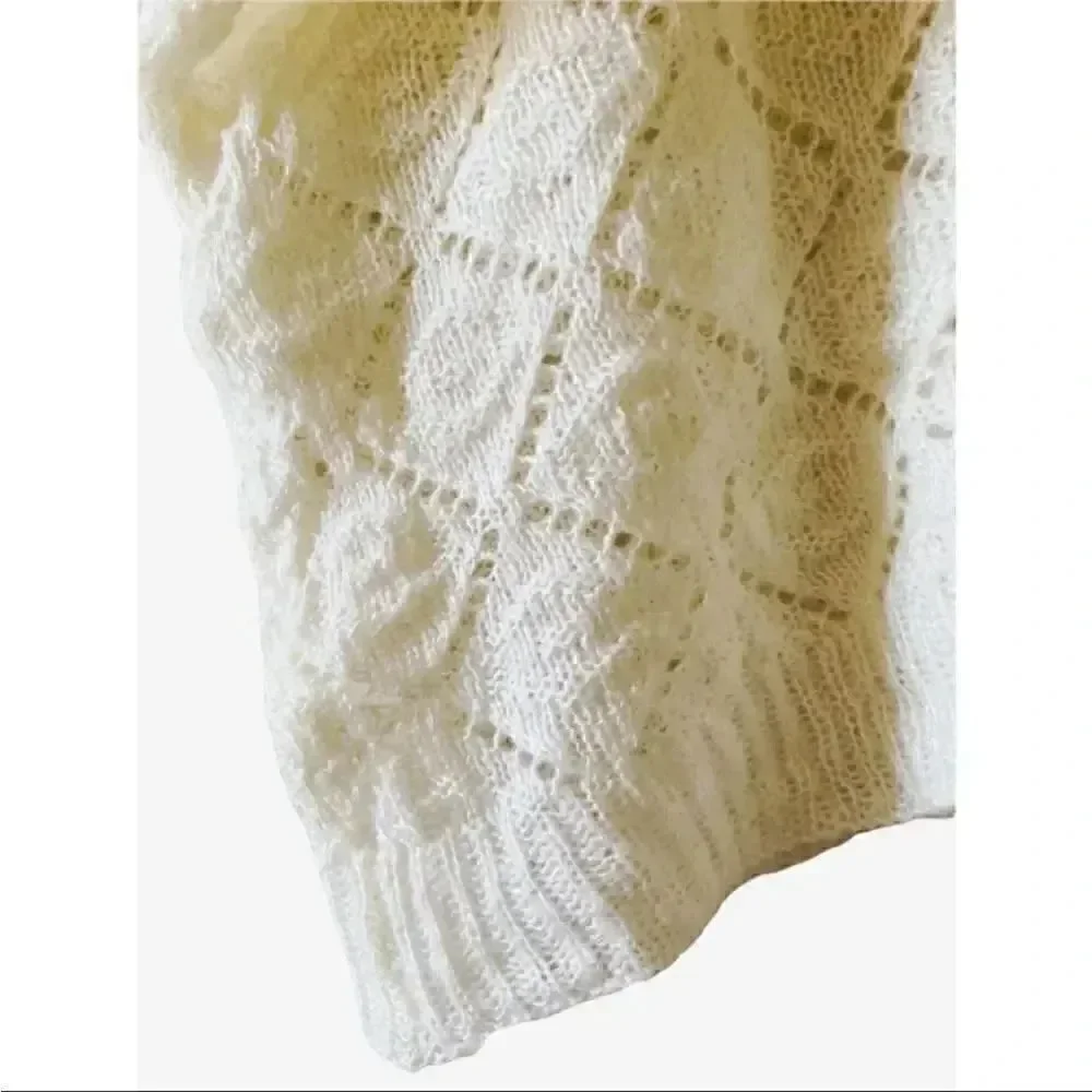 H&M Divided Ivory Knitted Oversized Womens Infinity Scarf